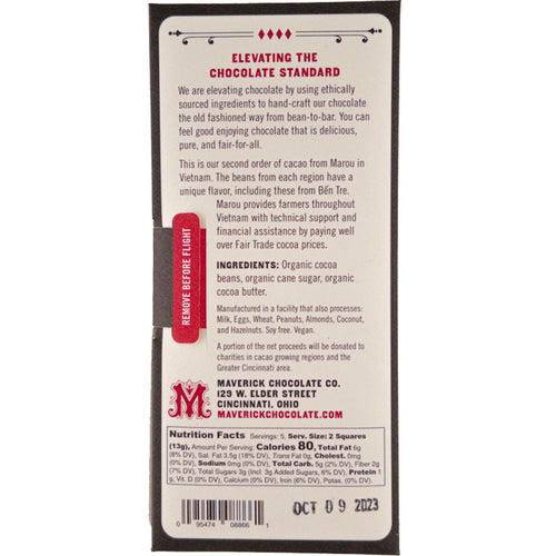 75% Vietnam Dark Chocolate